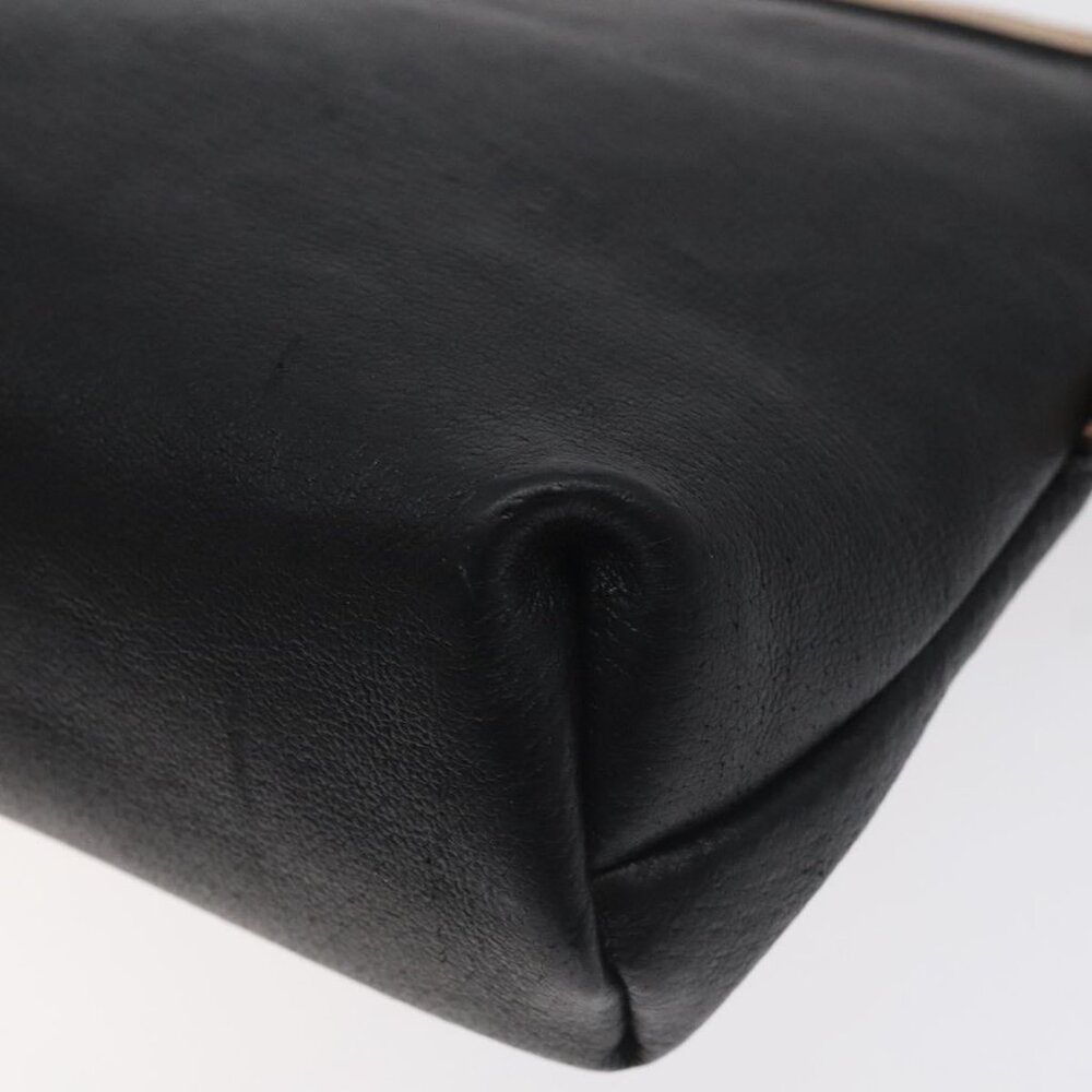 Authentic GUCCI Shoulder Bag Leather Black - Picture 7 of 16